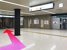 地下鉄空港線 博多駅からのアクセス3枚目
